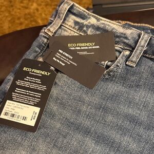 Silver Jeans Co Eco-Friendly “Sure Thing” long shorts high rise cuffed 33 waist